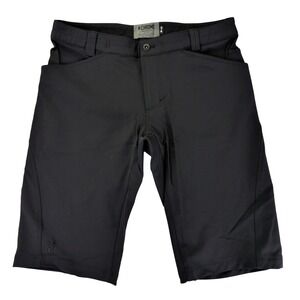 Chrome Industries Union Short 2.0 Mens 34 Black Cycling Commuter Tech Shorts